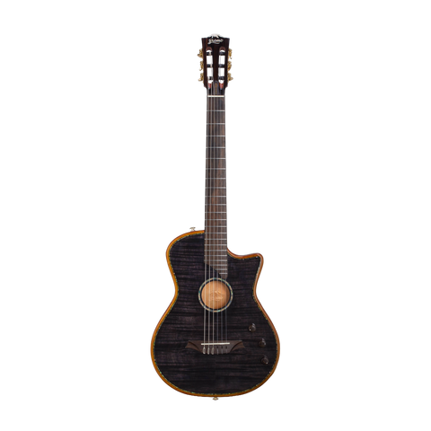 Guitarra Electroacustica Bromo Nylon Natural Ben2c Tbk Con Estuche