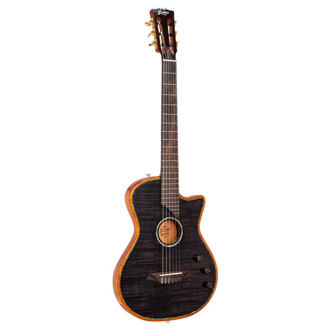 Guitarra Electroacustica Bromo Nylon Natural Ben2c Tbk Con Estuche